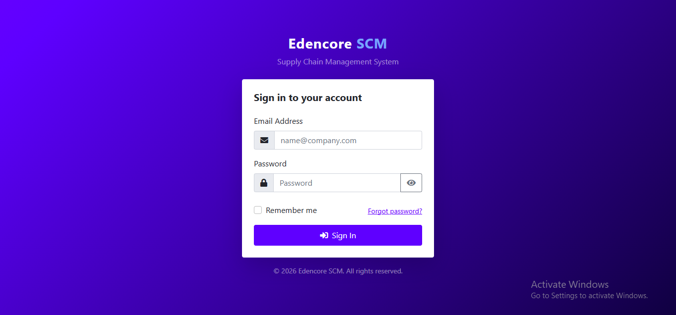 Edencore SCMS
